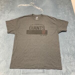 MLB Genuine Merchandise San Francisco Giants Baseball T Shirt Mens XL Gray